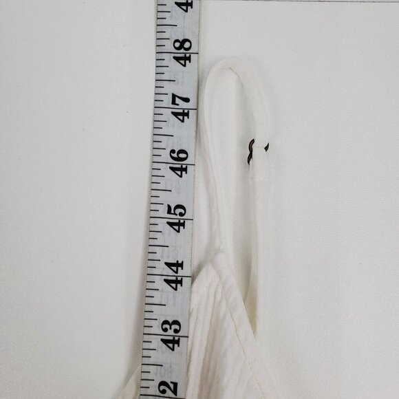 Xhilaration Womens Side Slit Swim Cover Up Dress Size L White Sleeveless Boho - Picture 14 of 15